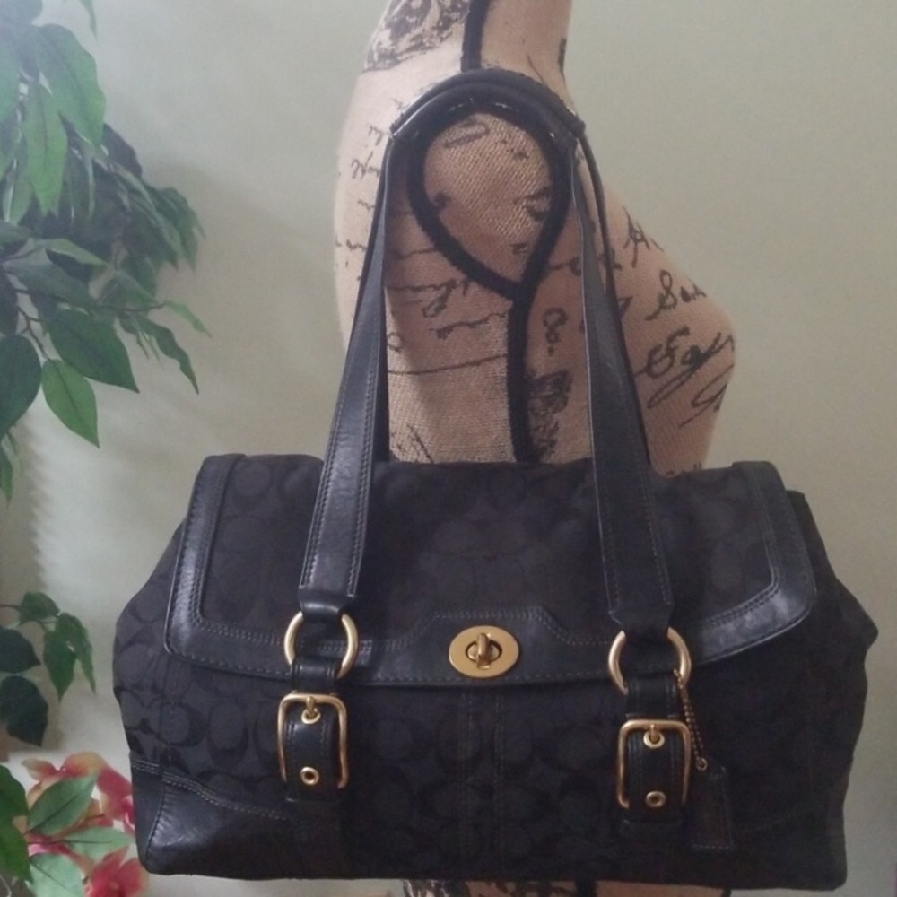 Black medium Coach bag